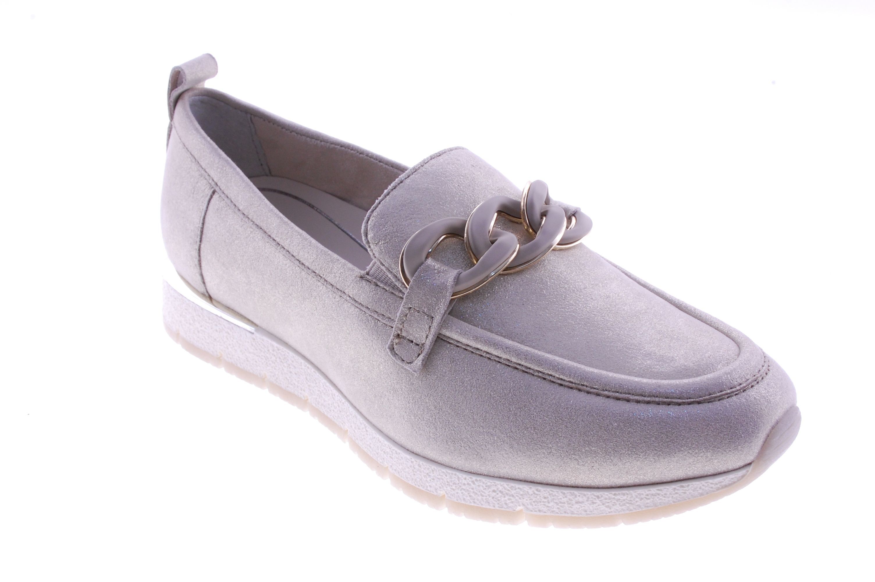 Tamaris - Mocassin / Slip On - Nubuck - Goud