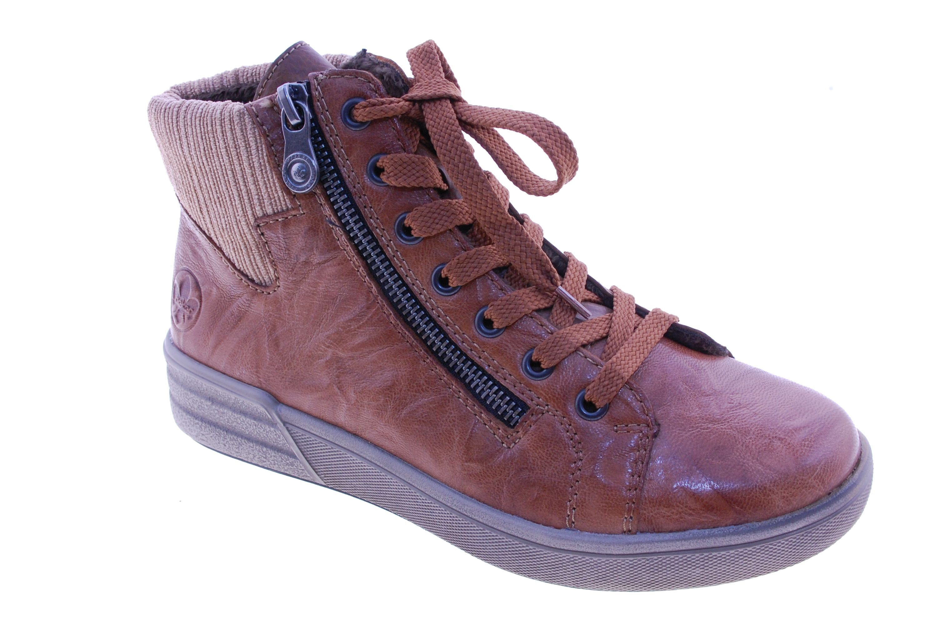 Rieker - Enkellaars - Hightech Pu - Cognac