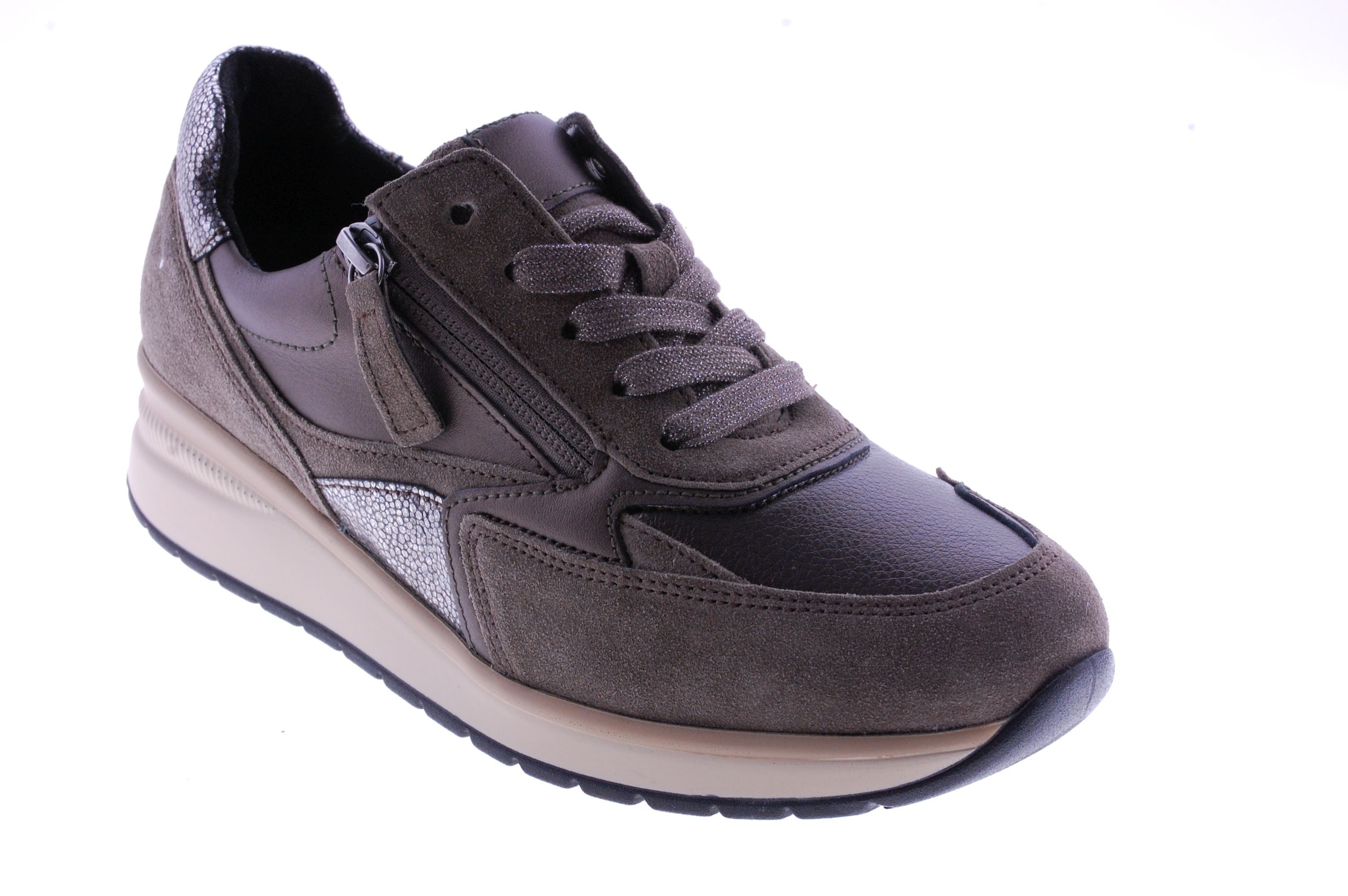 Gabor - Sneaker - Metalic - Taupe