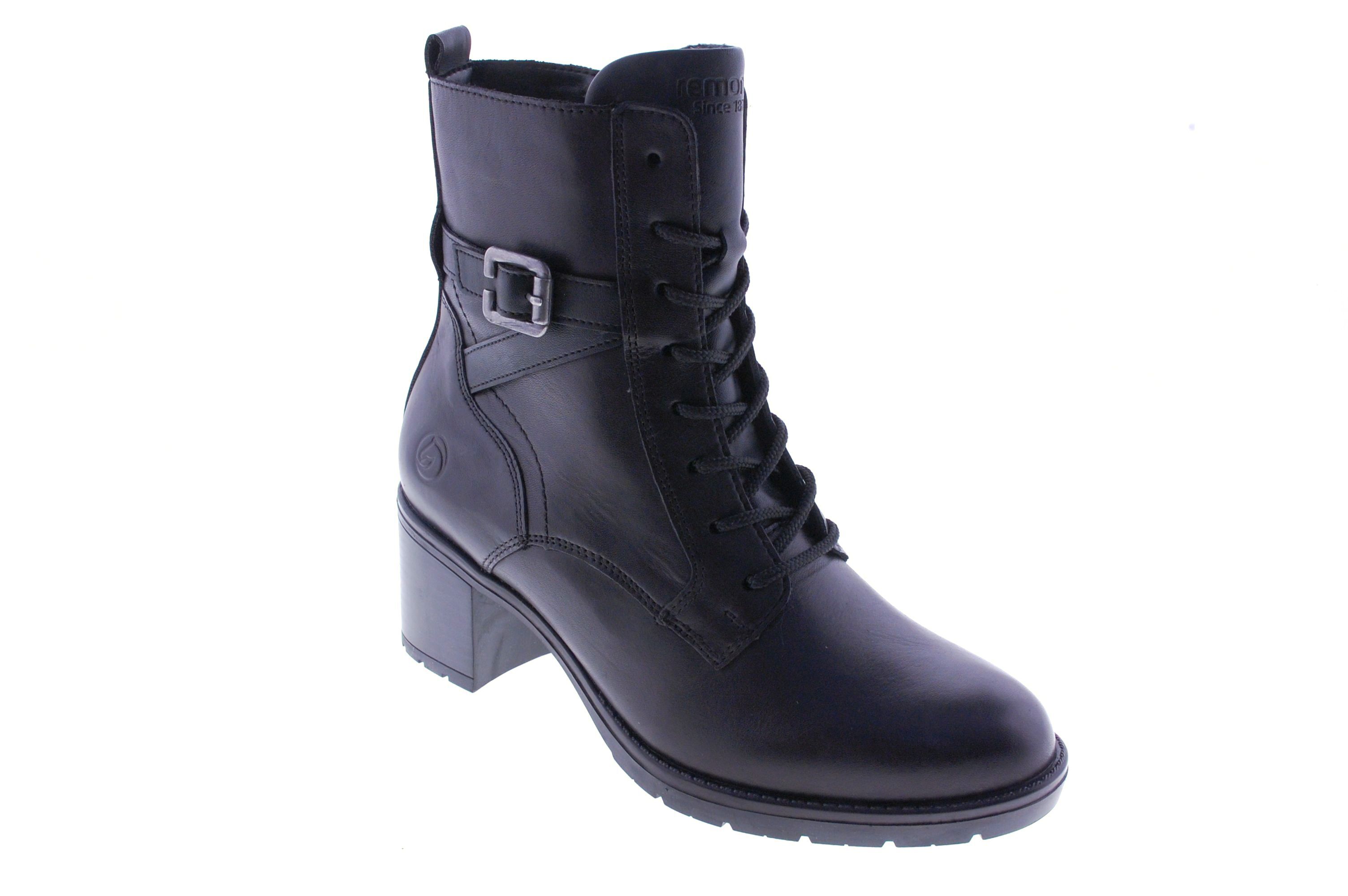 Remonte - Enkellaars - Leder - Zwart