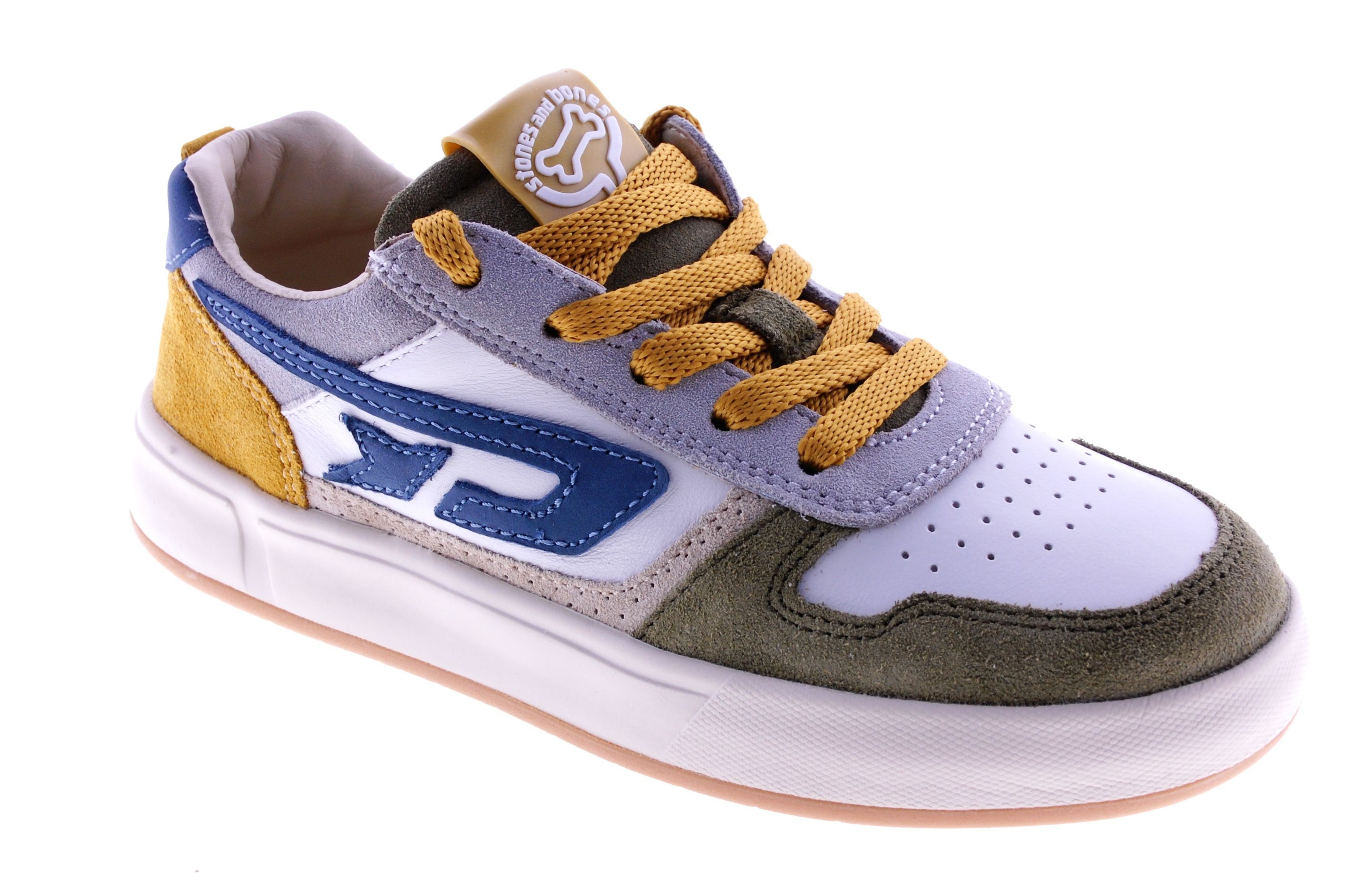 Stones And Bones - Sneaker - Nubuck - Wit