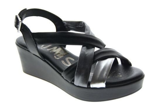 Oh My Sandals ! - Sandaal - Leder - Zwart