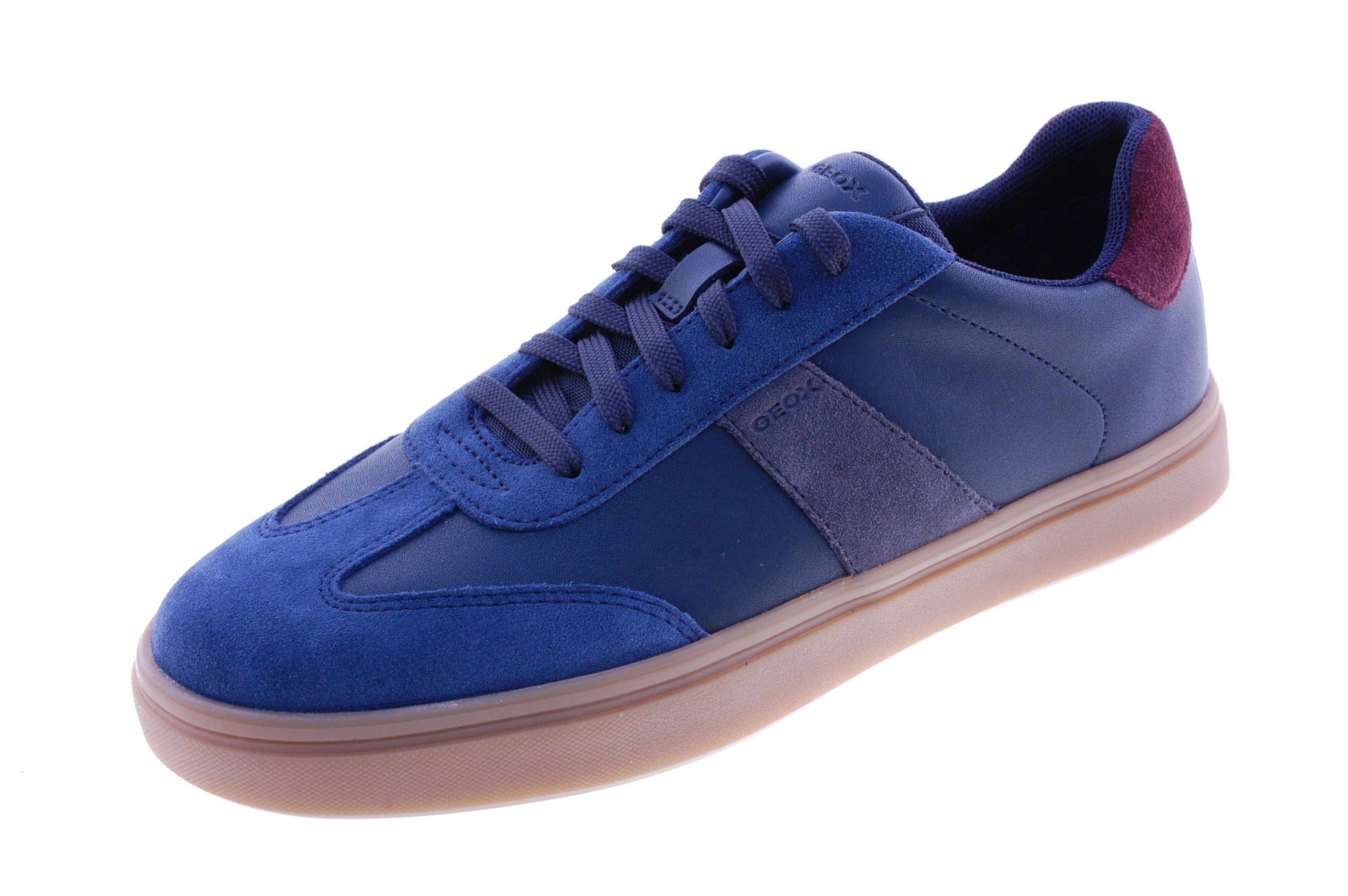 Geox - Sneaker - Leder - Blauw
