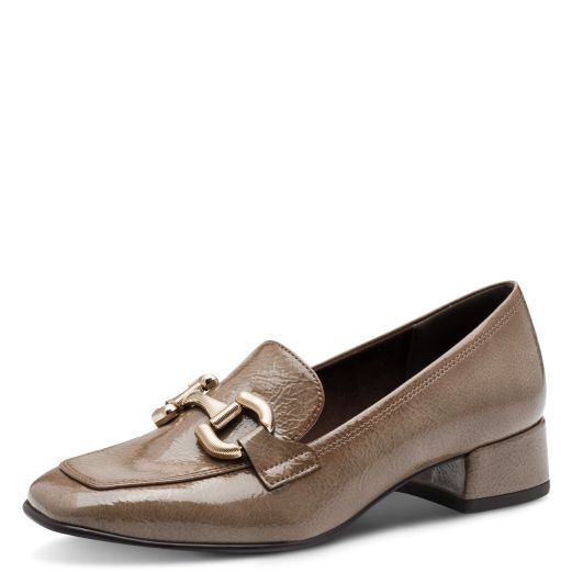 Tamaris - Mocassin / Slip On - Lak - Taupe