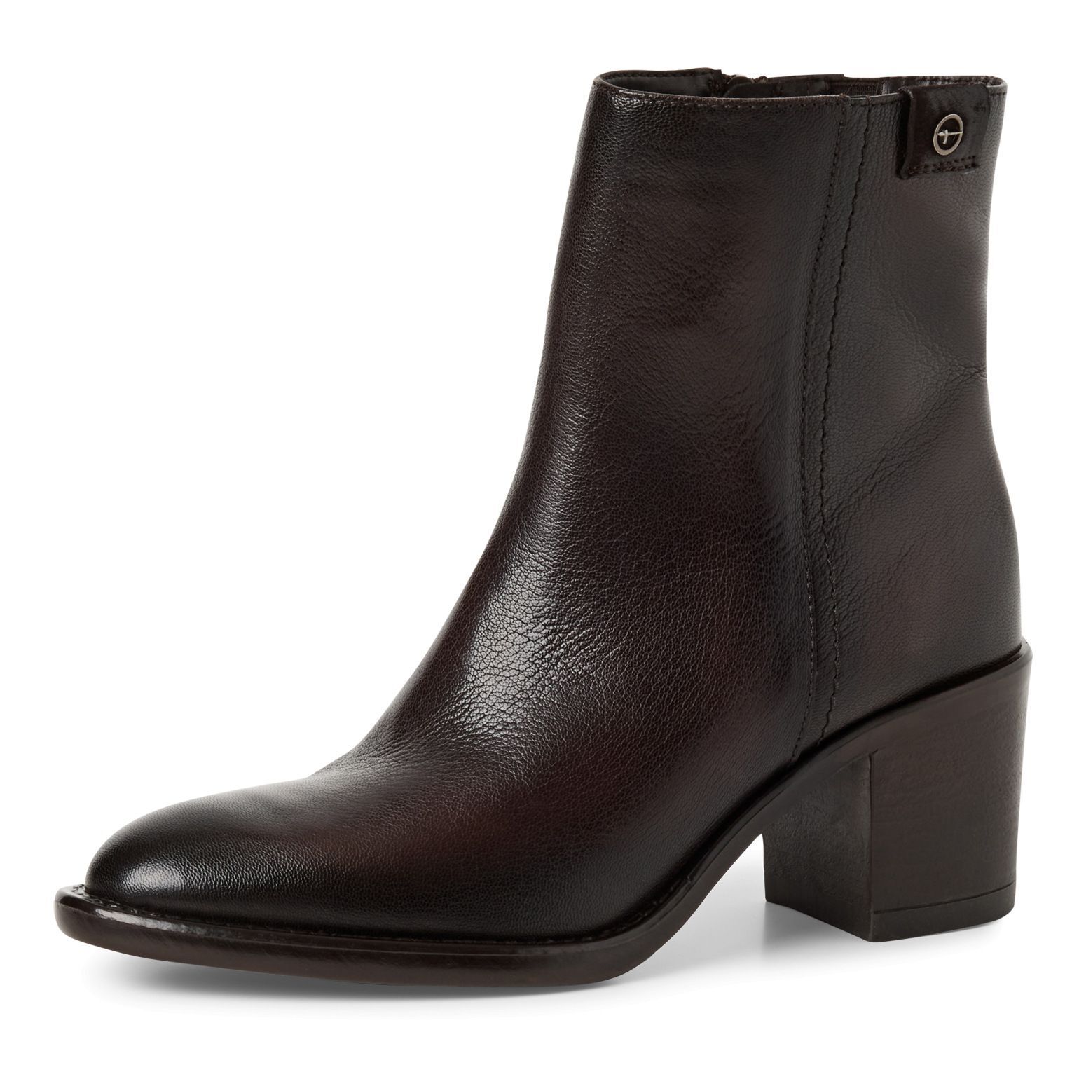 Tamaris - Enkellaars - Leder - Bruin