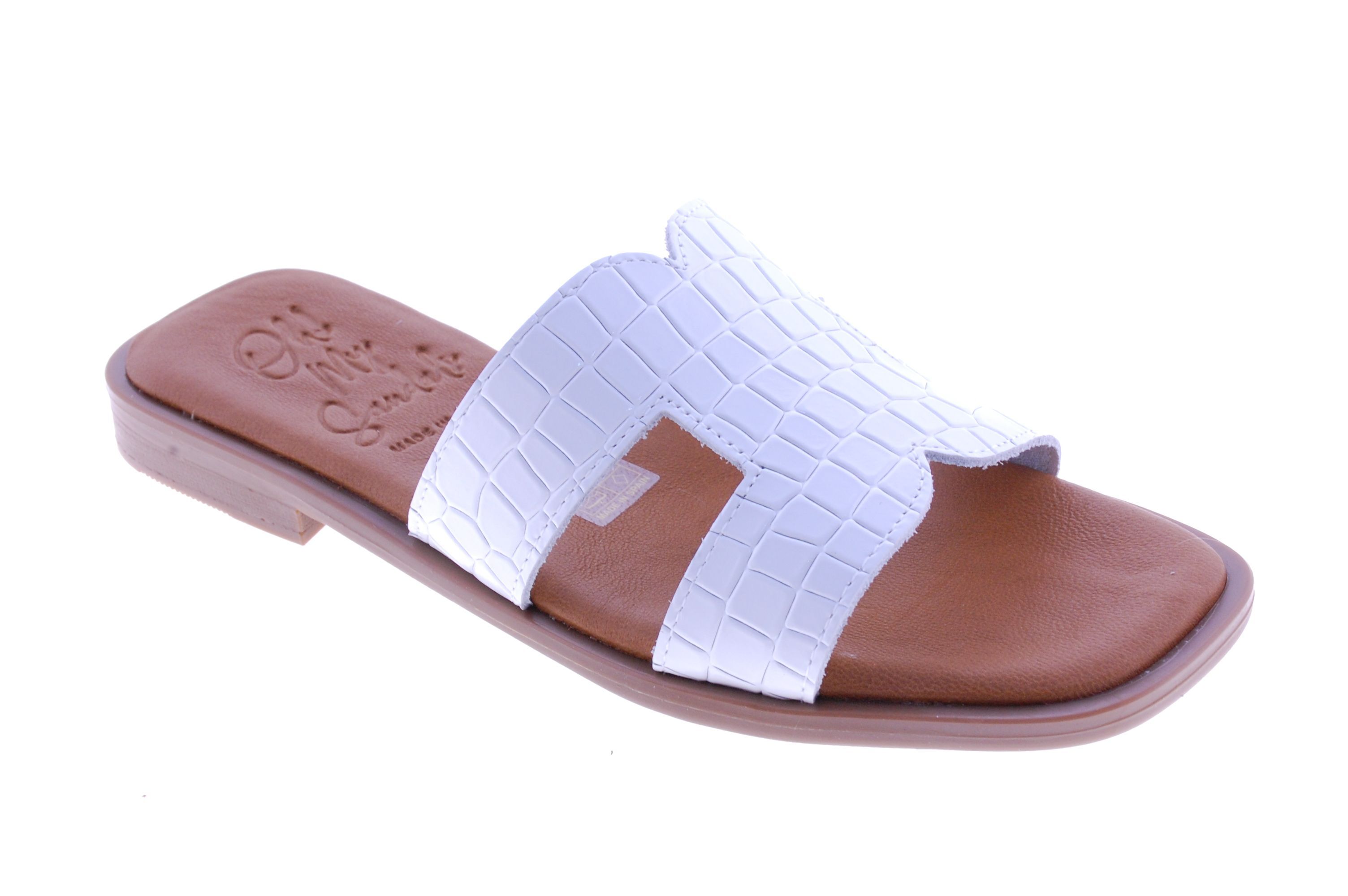 Oh My Sandals ! - Muil - Leder - Wit