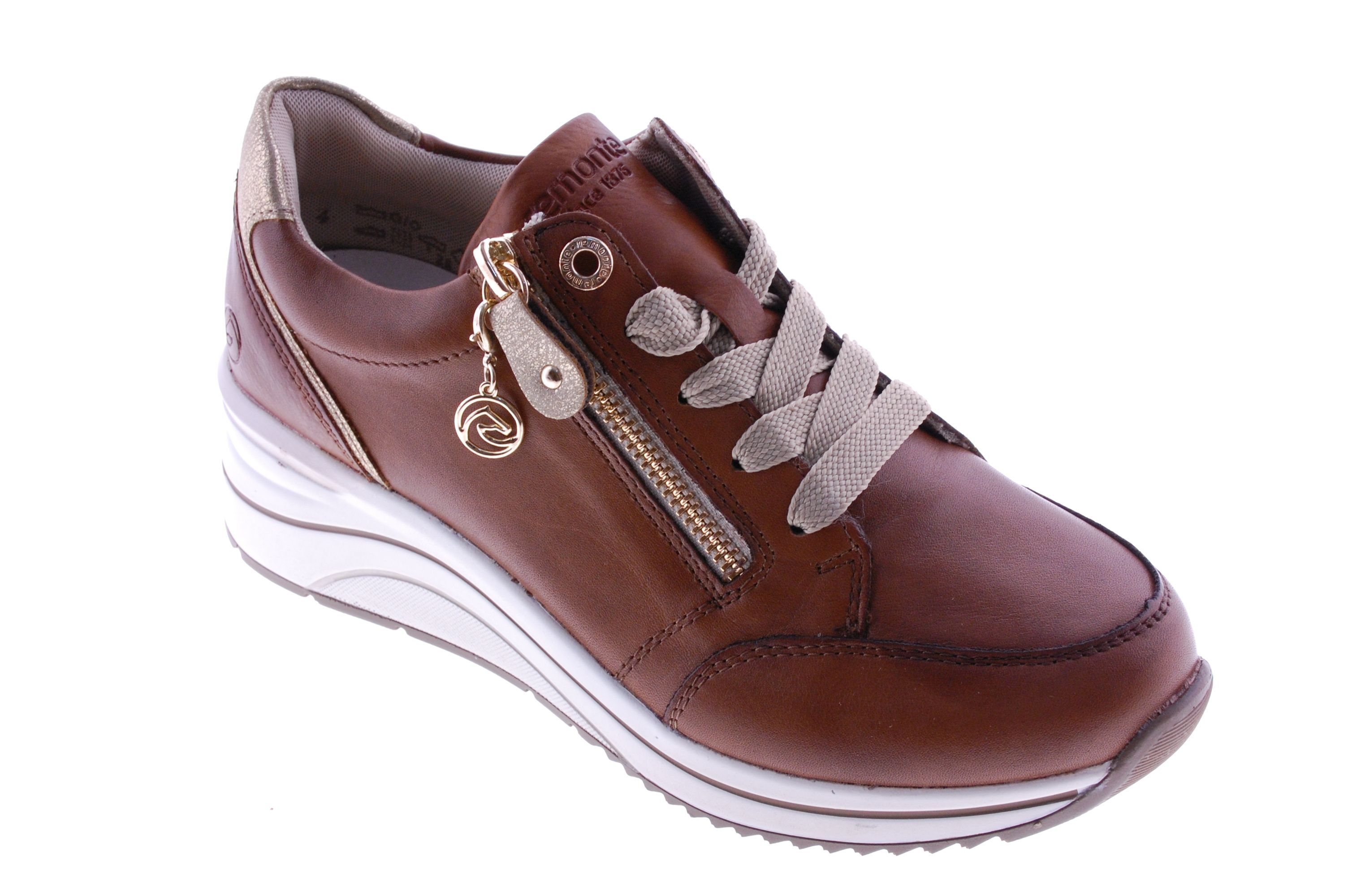 Remonte - Sneaker - Leder - Cognac