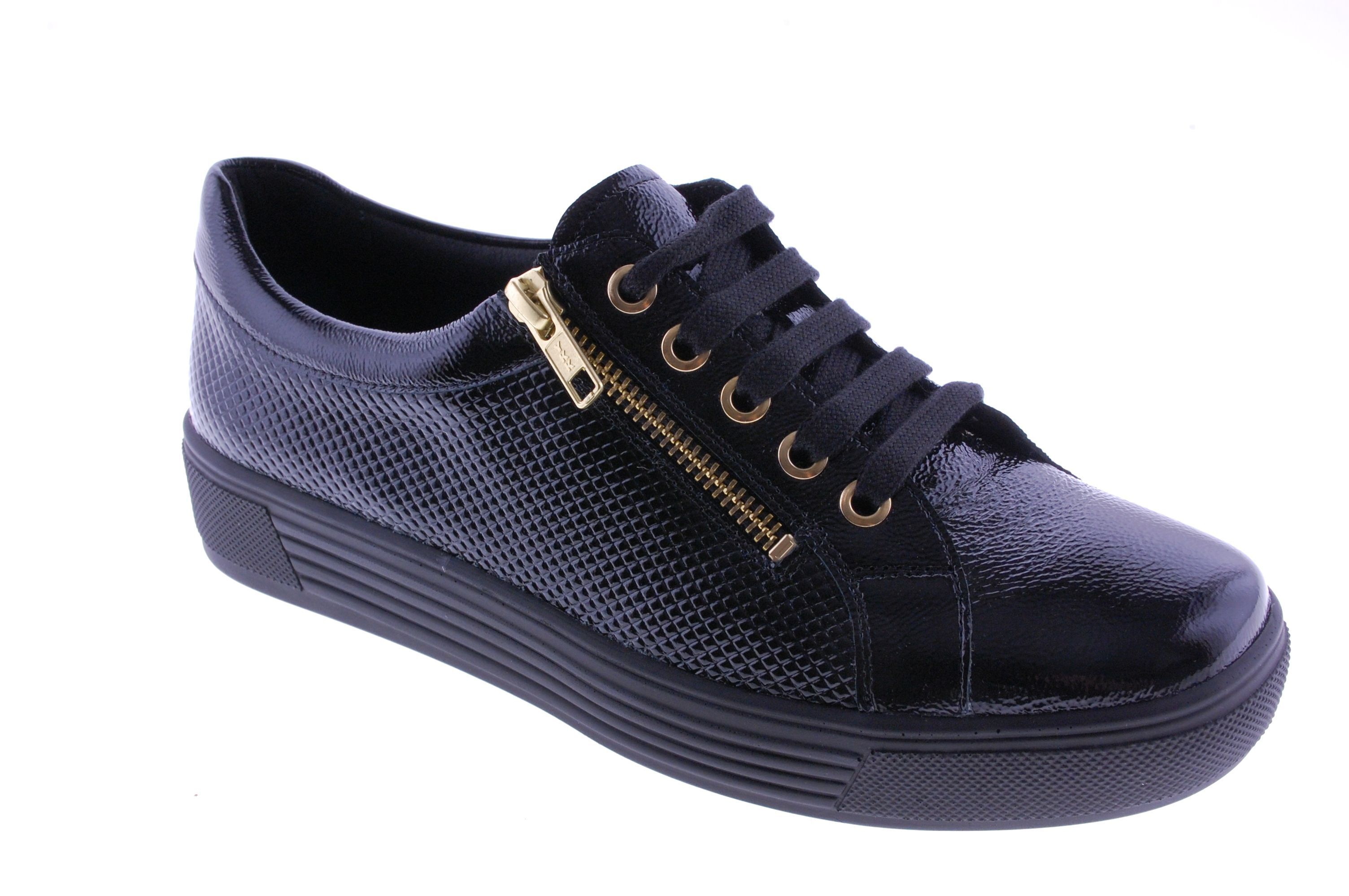 Solidus - Sneaker - Lak - Zwart