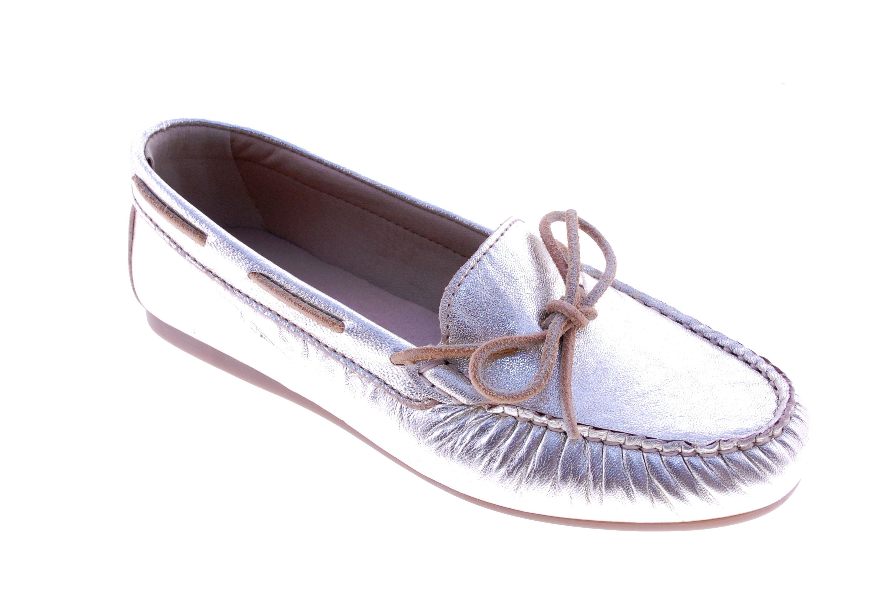 Hee - Mocassin / Slip On - Leder - Goud