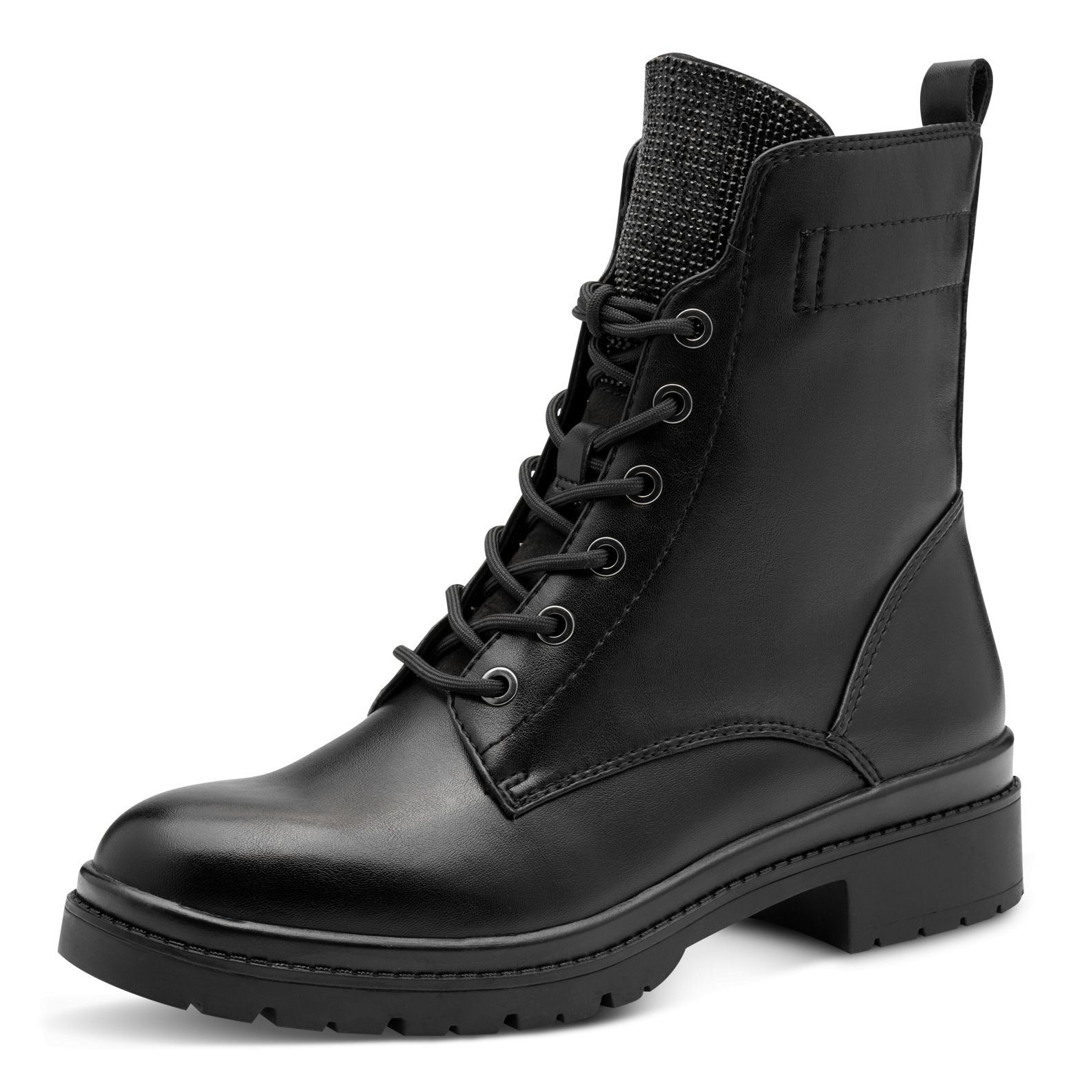 Tamaris - Enkellaars - Leder - Zwart