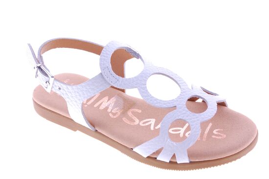 Oh My Sandals ! - Sandaal - Leder - Wit