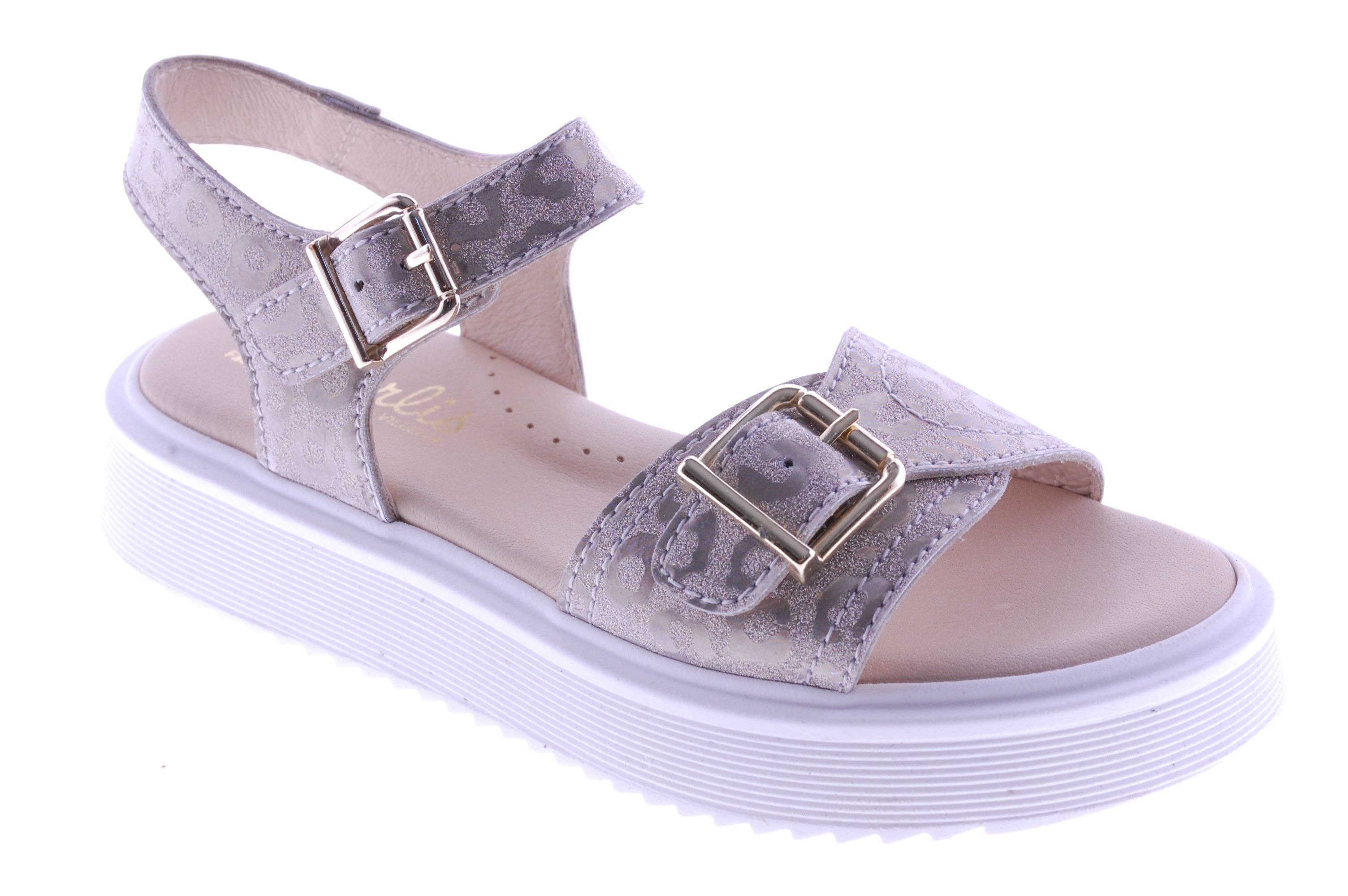 Beberlis - Sandaal - Metalic - Zilver