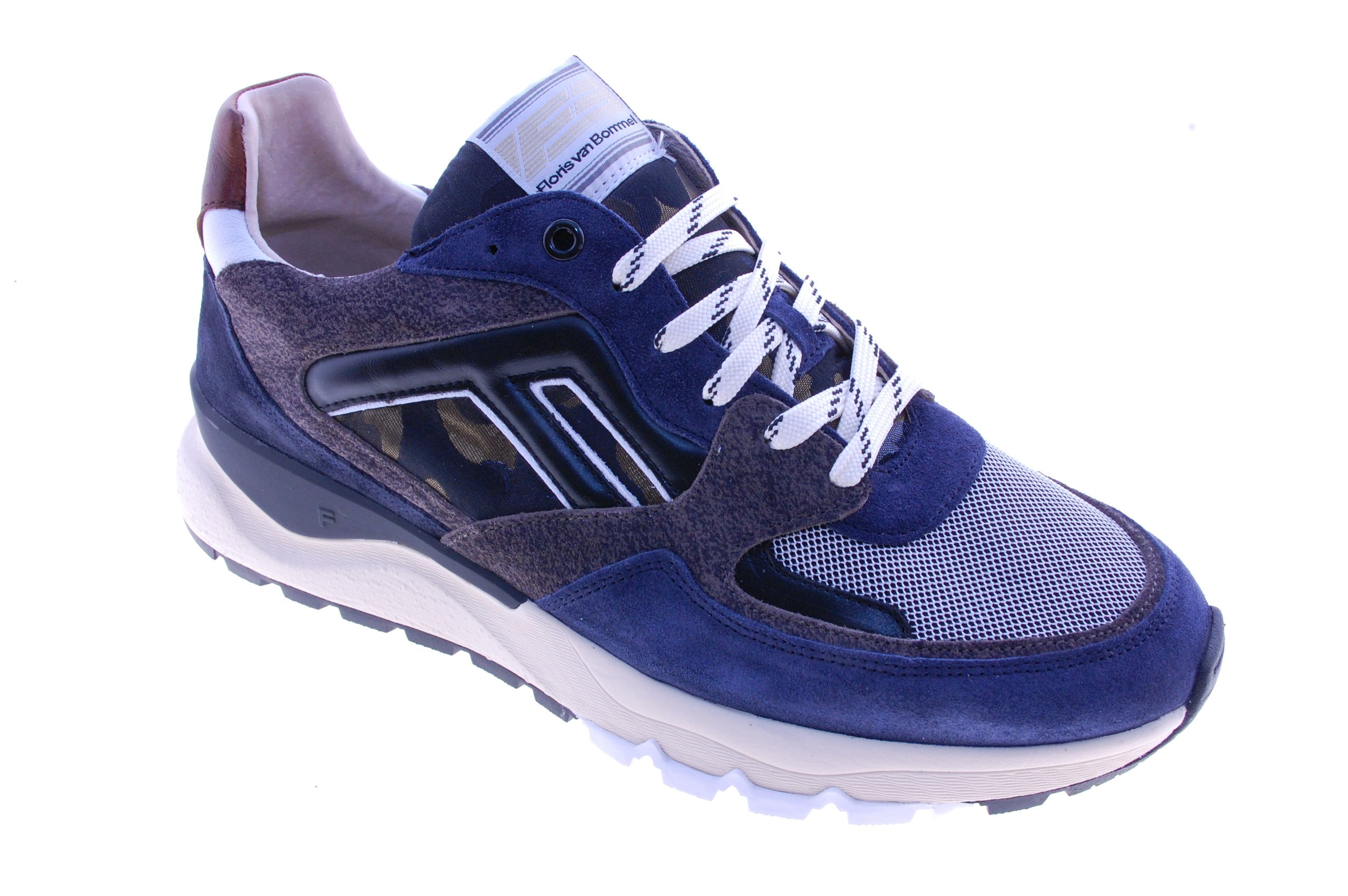 Floris Van Bommel - Sneaker - Nubuck - Blauw