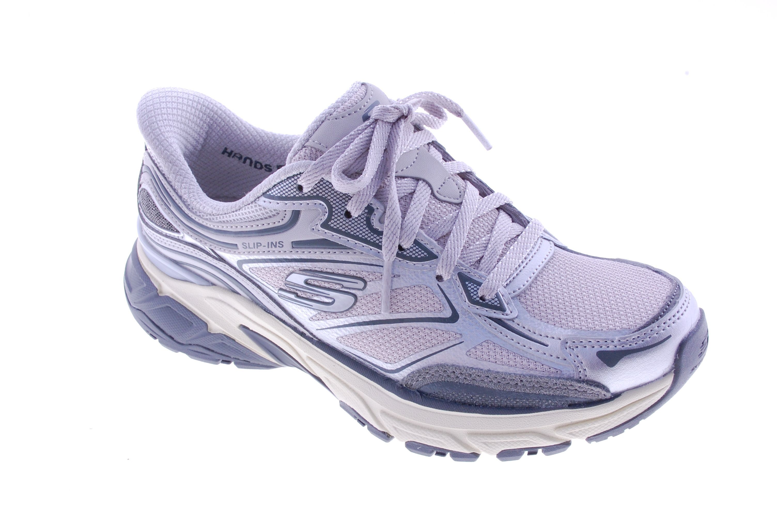 Skechers - Sneaker - Stof - Zilver