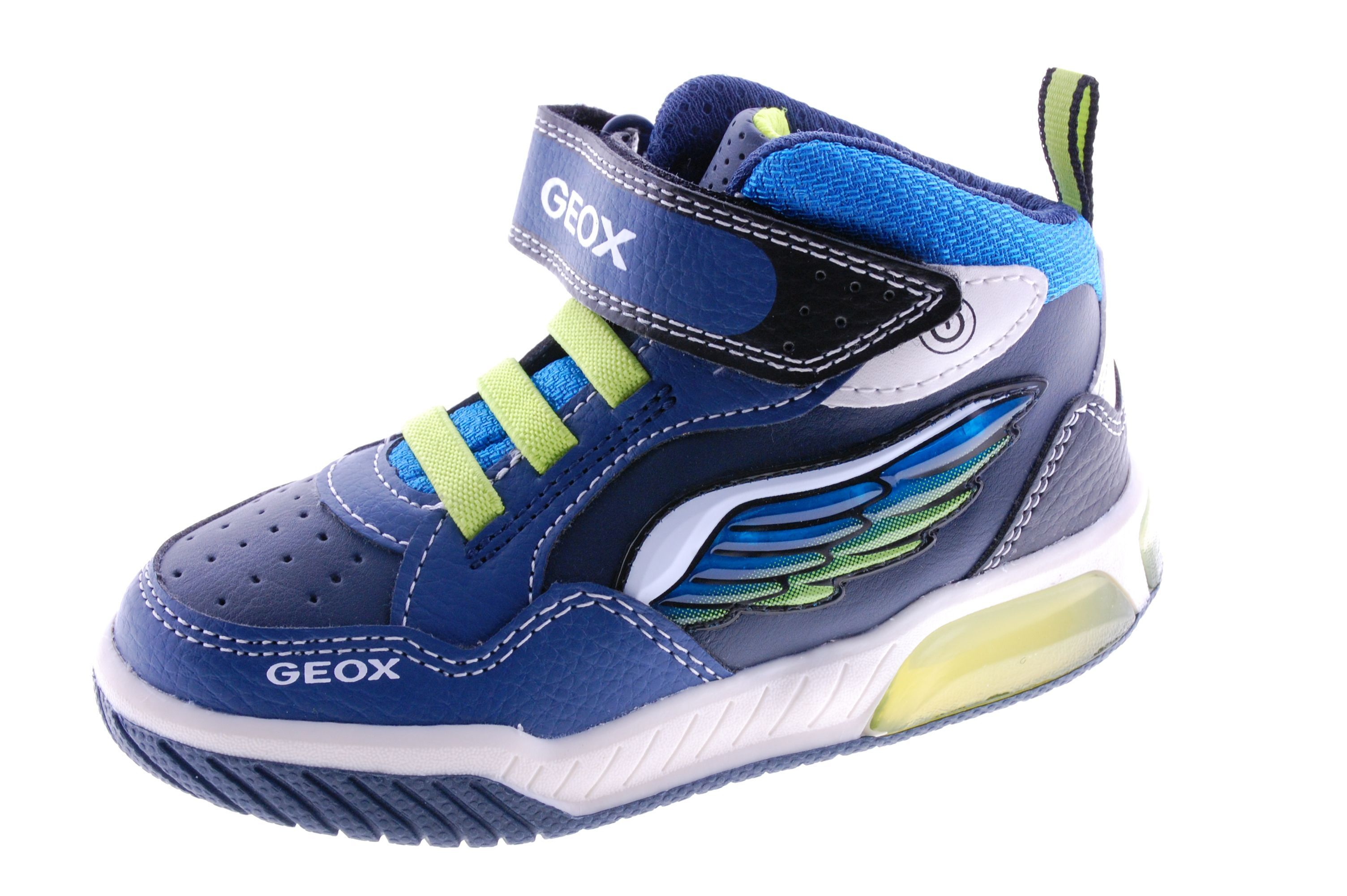 borduurwerk Aanpassen Fluisteren Geox Blauw Hightech Pu Sneaker voor kids jongens | Schoenen Ruytings