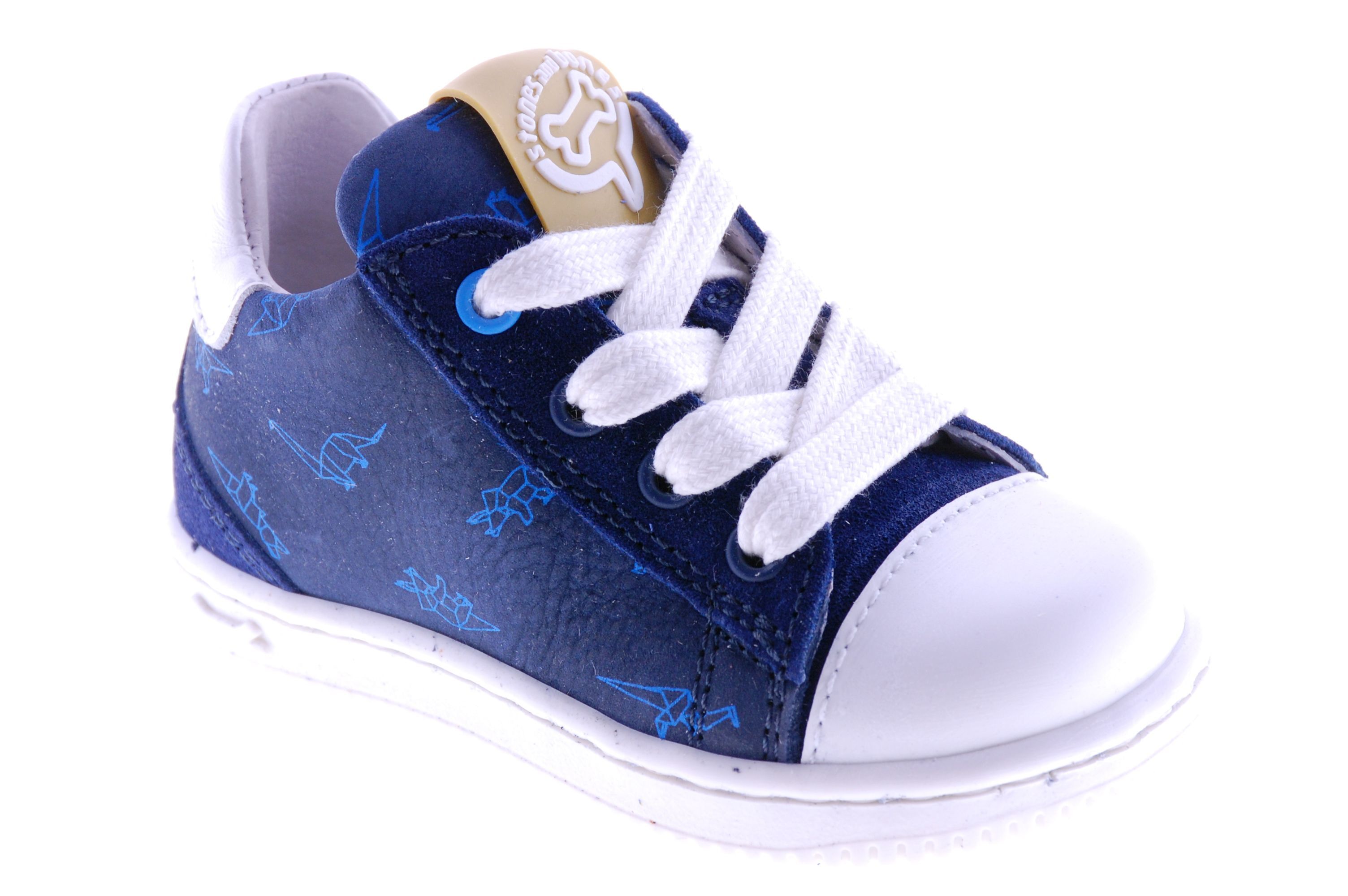 Stones And Bones - Bottin - Leder - Blauw