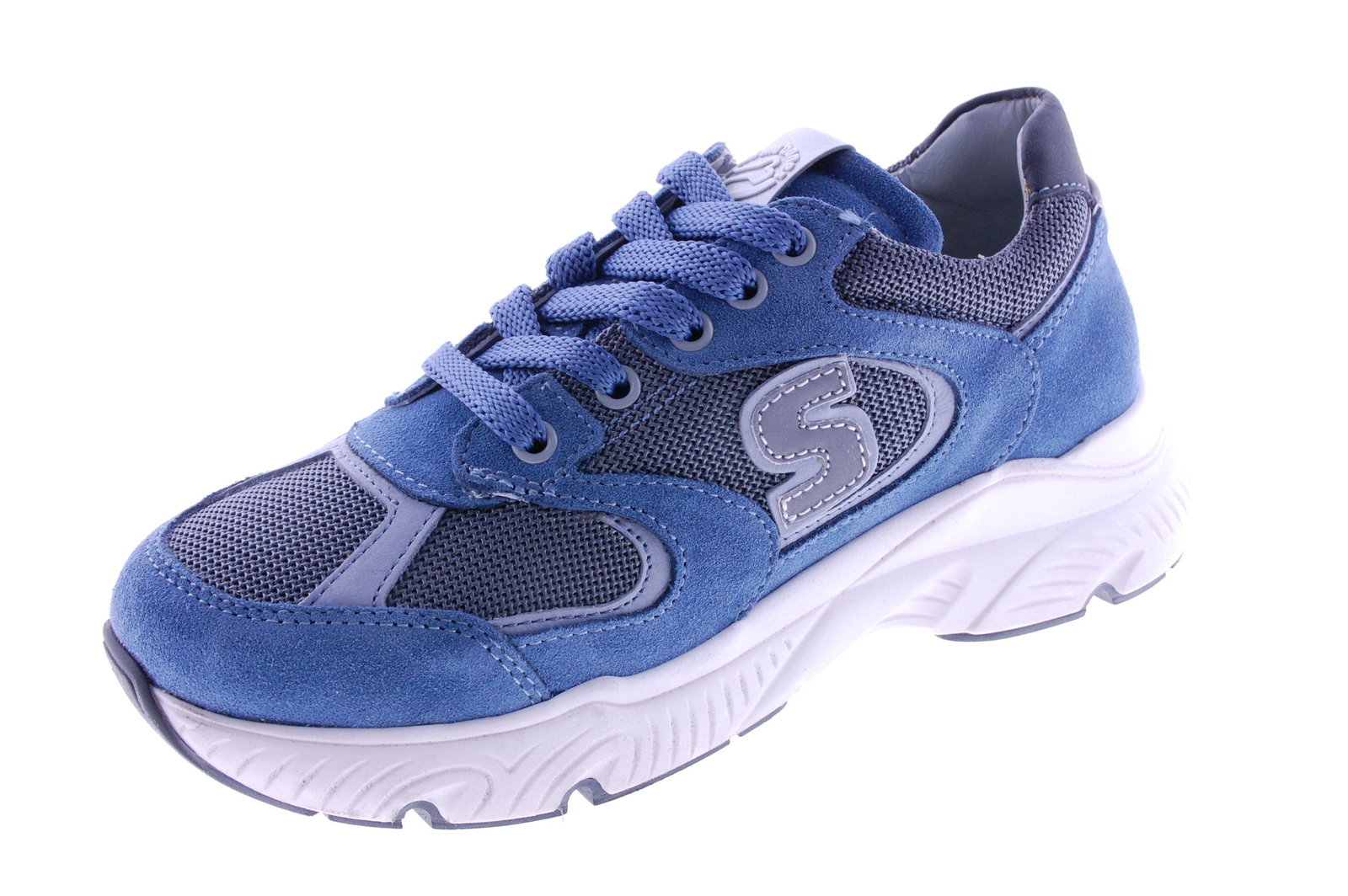 Stones And Bones - Sneaker - Nubuck - Lichtblauw