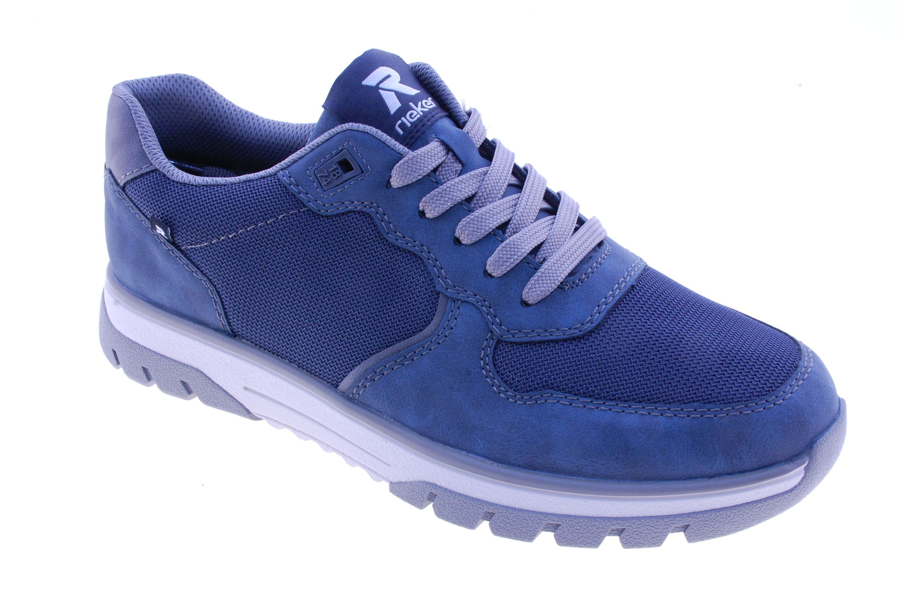 Rieker - Sneaker - Nubuck - Blauw