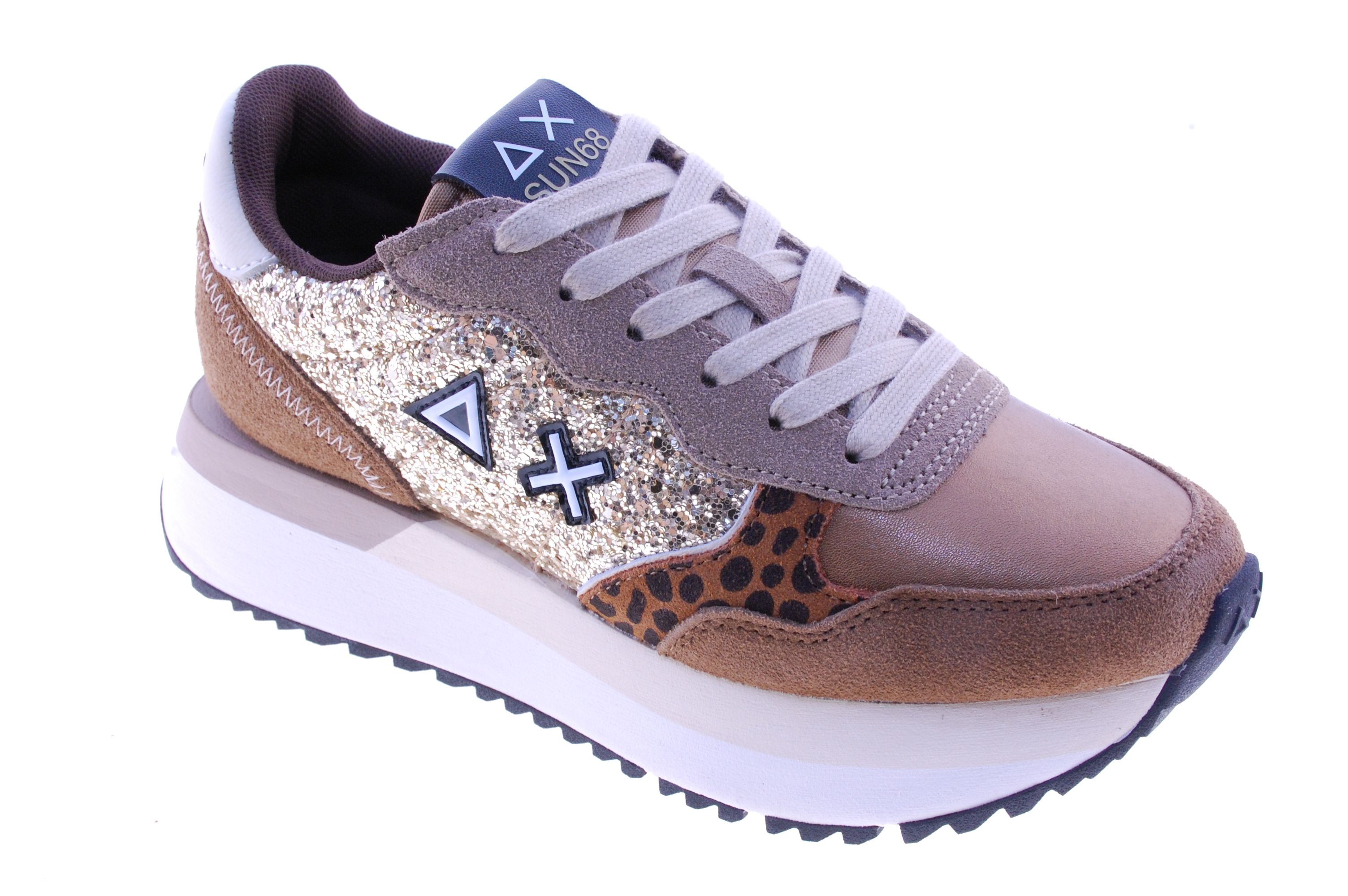Sun68 - Sneaker - Stof - Goud
