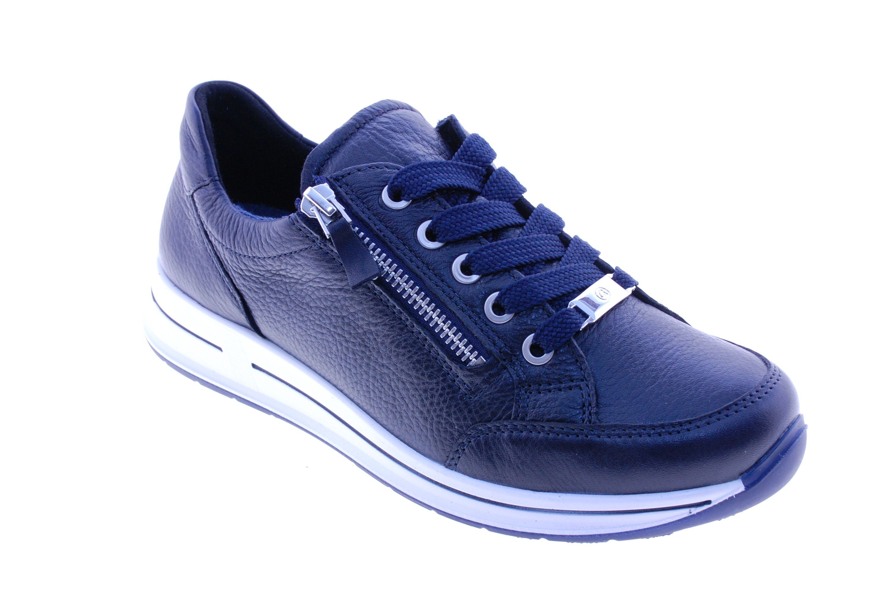 Ara - Sneaker - Leder - Blauw