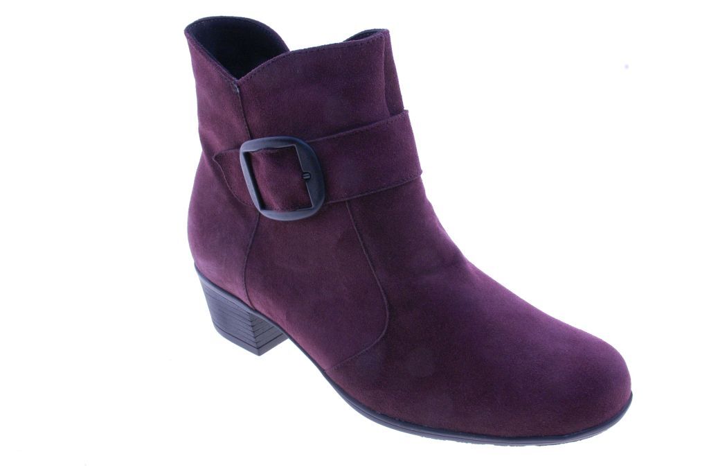 Solidus - Enkellaars - Suede - Bordeaux