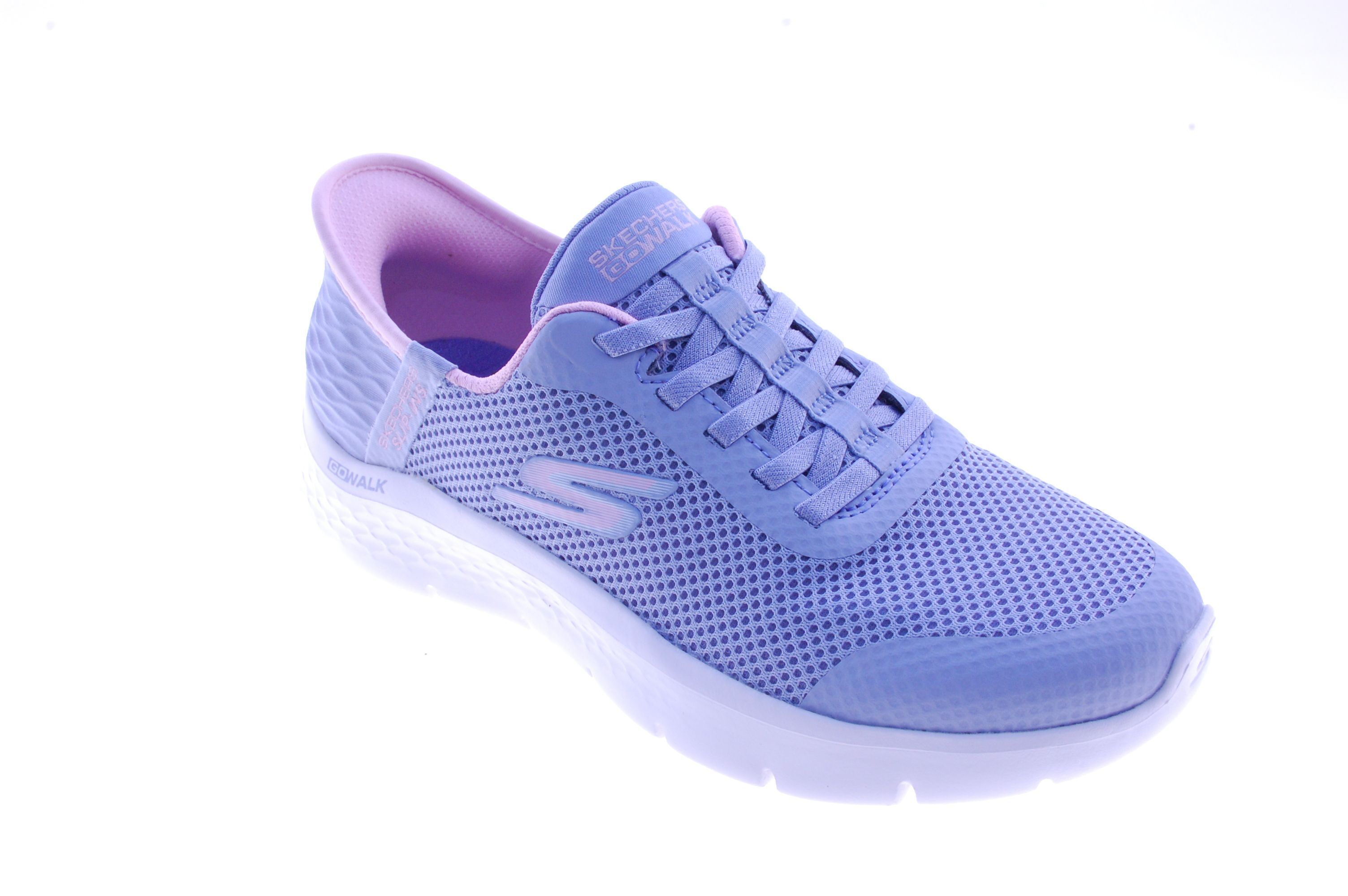 Skechers - Slip In - Stof - Lichtblauw