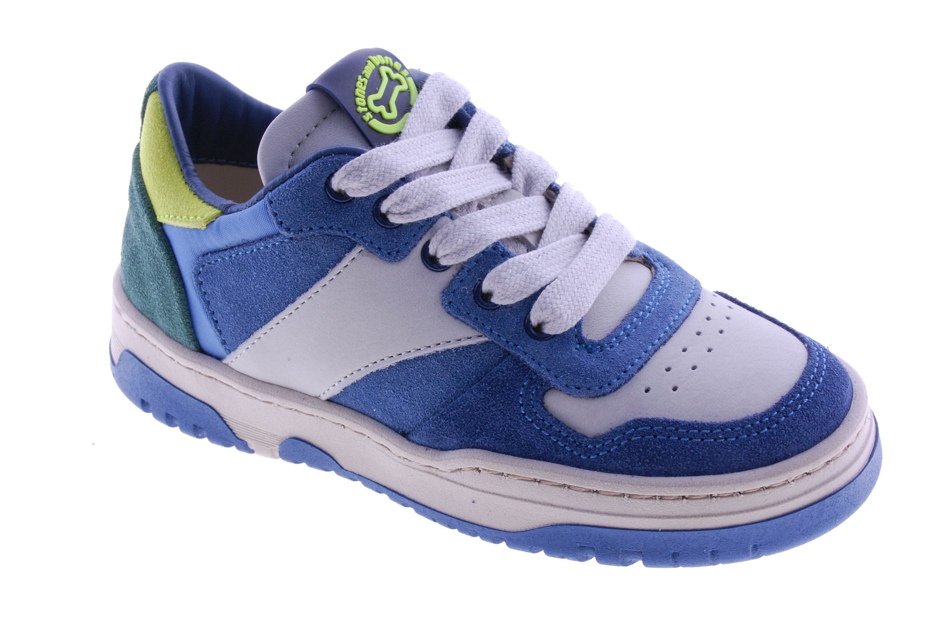 Stones And Bones - Sneaker - Leder - Blauw