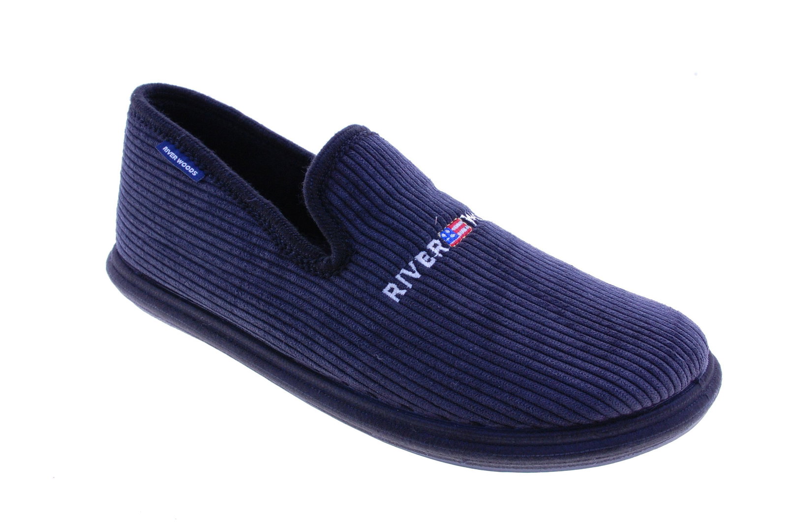 River Woods - Pantoffel - Stof - Zwart