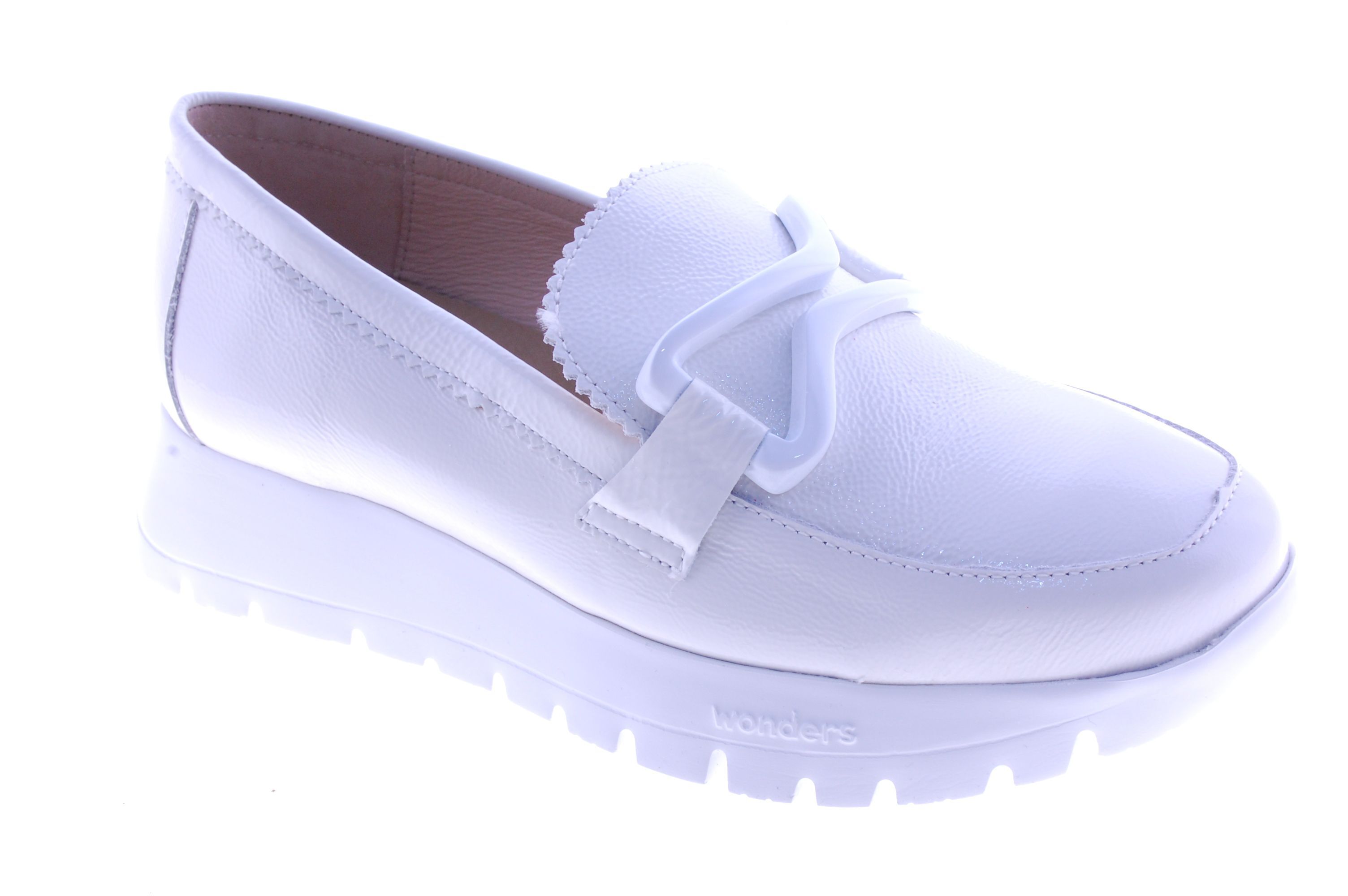 Wonders - Mocassin / Slip On - Lak - Wit