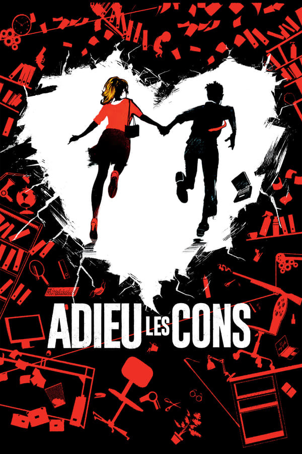 movie cover - Adieu les cons