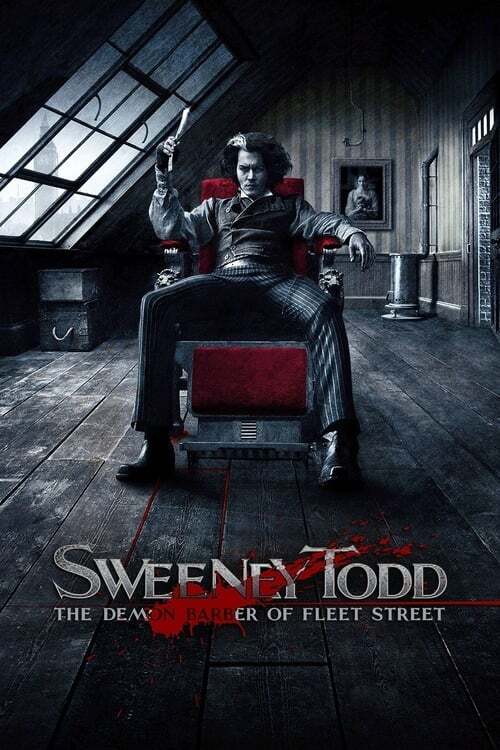 movie cover - Sweeney Todd: The Demon Barber Of Fleet Street