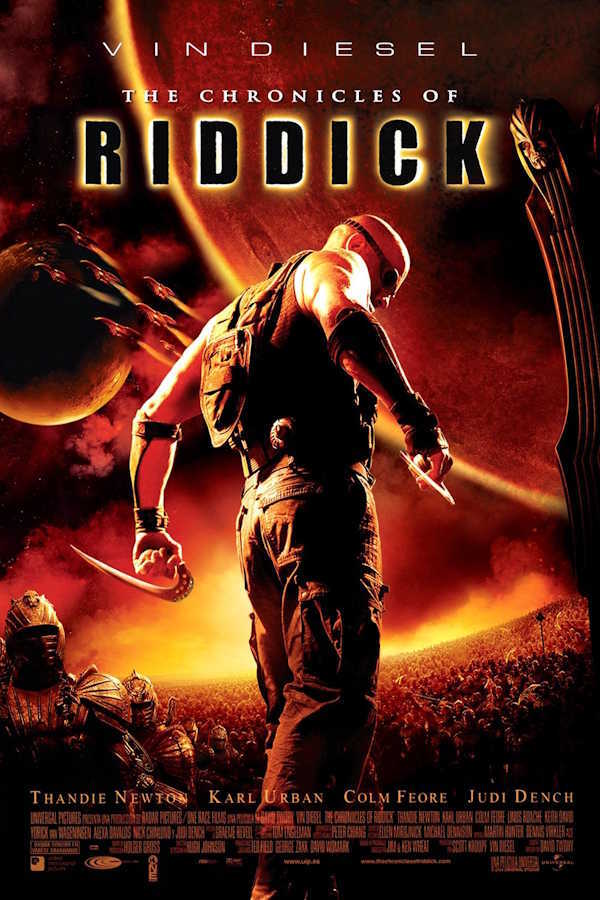 movie cover - The Chronicles of Riddick