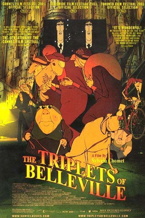 movie cover - The Triplets Of Belleville