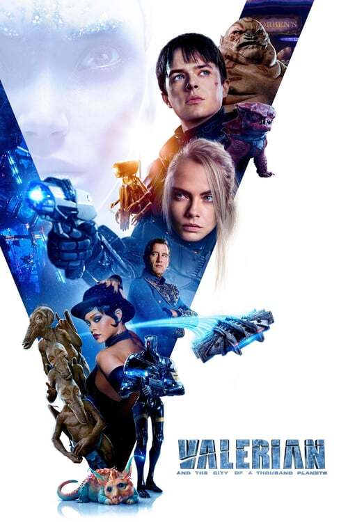 movie cover - Valerian And The City Of A Thousand Planets
