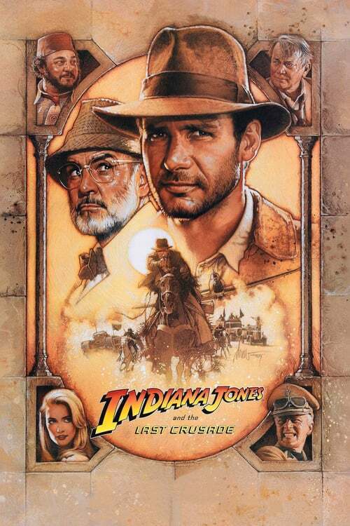 movie cover - Indiana Jones en de laatste kruistocht