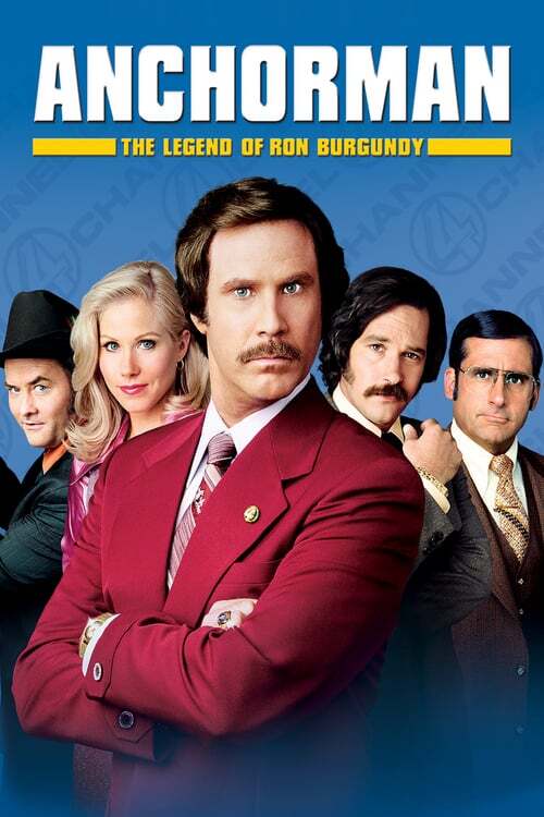 movie cover - Anchorman: The Legend Of Ron Burgundy