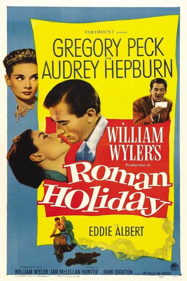 movie cover - Roman Holiday 
