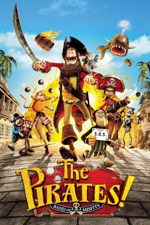 movie cover - De Piraten! Alle Buitenbeentjes Aan Dek
