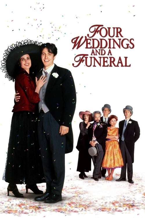 movie cover - Four Weddings And A Funeral