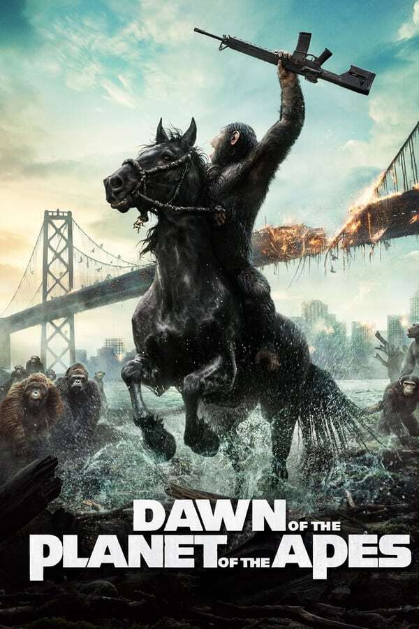 movie cover - Dawn of the Planet of the Apes