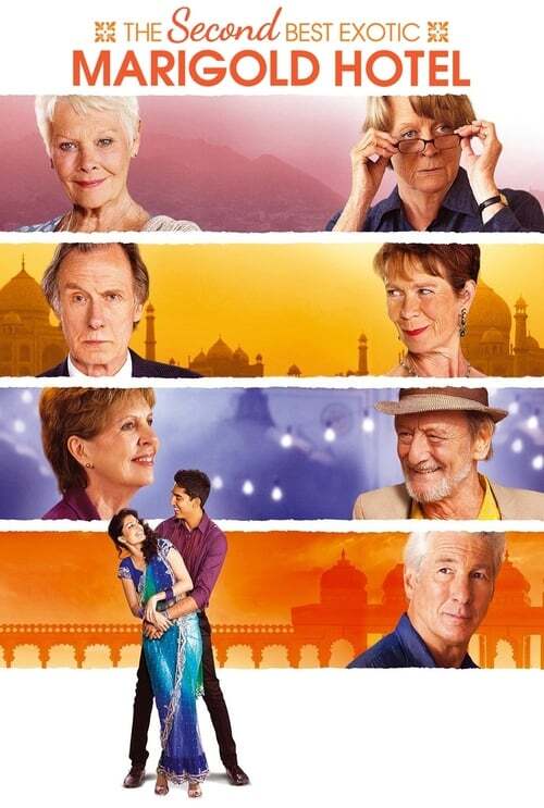 movie cover - The Second Best Exotic Marigold Hotel