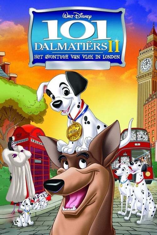 movie cover - 101 Dalmatiërs II: Het Avontuur Van Vlek In Londen