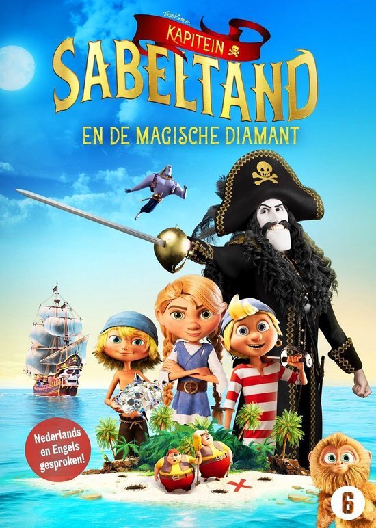 movie cover - Kapitein Sabeltand en de Magische Diamant