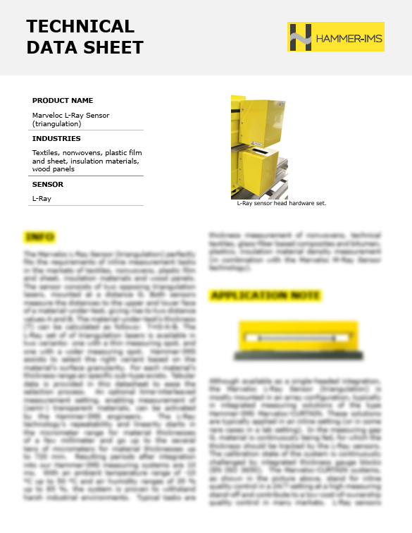 Marveloc L-Ray Sensor (triangulation)