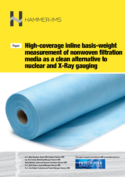 Technical paper: High-coverage inline basis-weight measurement of nonwoven filtration media as a clean alternative to nuclear and X-Ray gauging