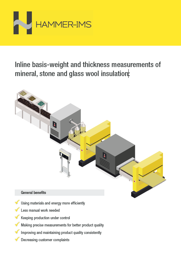 4 | Inline basis-weight and thickness measurements of mineral, stone and glass wool insulation