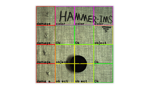 Een foto van onze software die toont hoe deze met AI afwijkingen kan detecteren