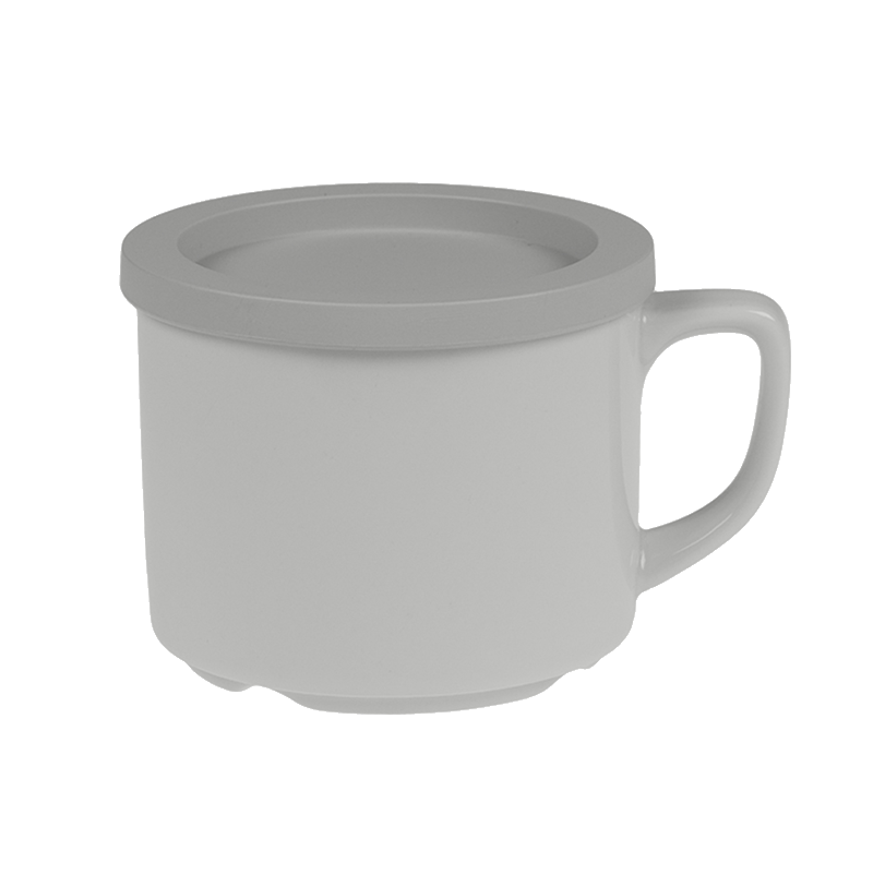 Couvercle pour mug gris 92mm