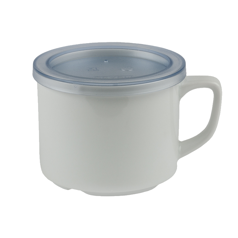 Couvercle pour mug bleu transparent 92mm