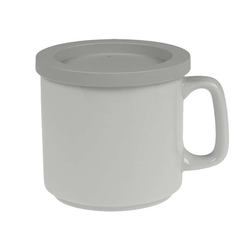 Couvercle pour mug gris 86mm